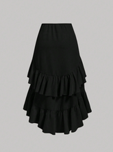 Skirt With High-Low Hem